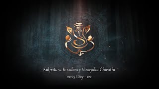 Kalpataru Residency Vinayaka Chavithi  2023 Day  2 [upl. by Anrapa862]