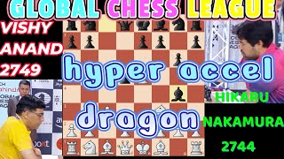 Can VISHY ANAND Outmaneuver NAKAMURA in ACCELERATED DRAGON [upl. by Kylila628]