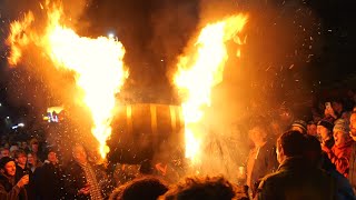 Flaming Tar Barrels of Ottery St Mary 2023 [upl. by Younger]