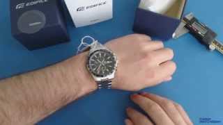 Casio Edifice Chronograph EF547D1A1V [upl. by Ydoj967]