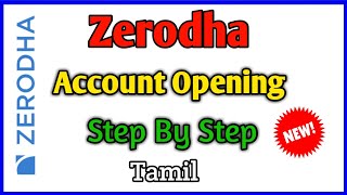 Zerodha Account Opening Step By Step In Tamil  TMM Tamilan [upl. by Elleira47]