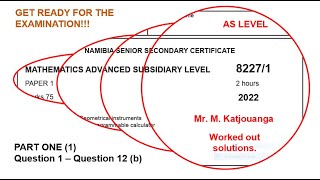 NSSCAS PAPER 1 OF 2022 PART 1 [upl. by Garnette624]