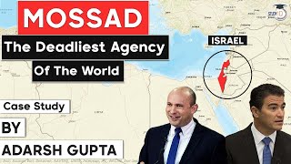 MOSSAD Israeli Intelligence Agency One of the most powerful spy agencies in the world Defence UPSC [upl. by Ojimmas766]