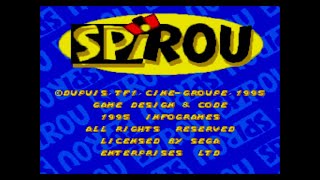 Spirou Review for the SEGA Mega Drive by John Gage [upl. by Nora204]