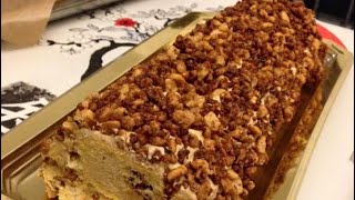 Bûche praliné aux noisettes de Christophe michalak ma meilleure recette 🥰bûche patisseriemaison [upl. by Sirad269]