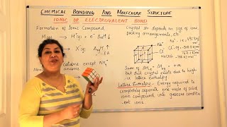 Electrovalent Bond And Lattice Enthalpy  Chemical Bonding And Molecular Structure Part 5 [upl. by Nirrat]