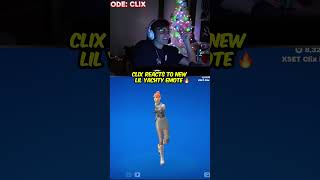 Clix REACTS to NEW Lil Yachty emote 🔥 [upl. by Ahsinar]