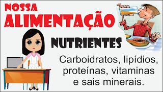 Nossa Alimentação  Nutrientes [upl. by Ahsitniuq]