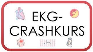 EKG Crashkurs  Auswerten in unter 10 Minuten AVBlock Vorhofflimmern STEMI Perikarditis [upl. by Ylera16]