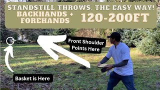 Standstill Throws the Easy Way Forehands and Backhands 120200ft [upl. by Allak]