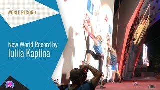 Iuliia Kaplina Sets a New Womens World Speed Record [upl. by Hgielrahc]