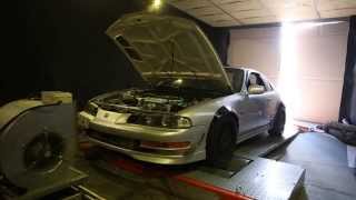 Prelude F22B Turbo Dyno [upl. by Mechling277]