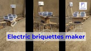 Electric briquettes maker machine second version [upl. by Akenahs]