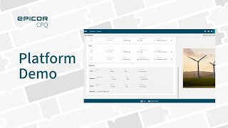 Platform Demo Epicor CPQ for Document Automation [upl. by Enomsed]