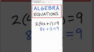 Algebra Equation Sums shortcut equationsums methods maths tricks youtubeshorts viralshorts [upl. by Isdnyl]