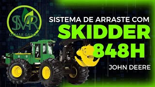 Skidder 848H John Deere [upl. by Noteek]