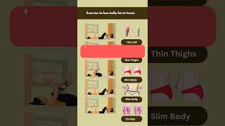 Exercise to lose belly fat at home🏠 exercise motivation bellyfat losebellyfat workout home [upl. by Maude919]