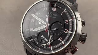 Breguet Type XXII Flyback Chronograph 10Hz 3880STH23XV Breguet Watch Review [upl. by Eca173]