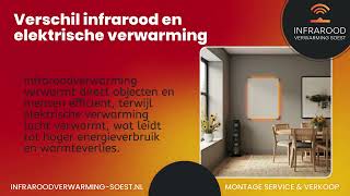 Verschil infrarood en elektrische verwarming  Infrarood Verwarming Soest [upl. by Thorne418]