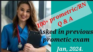 LATEST PROMETRIC EXAM 2024SAMPLE EXAM FOR NURSESNURSING QUESTIONS AND ANSWER [upl. by Aerdnad822]