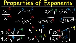 Properties of Exponents  Algebra 2 [upl. by Worthy]