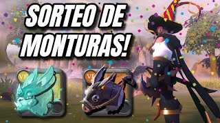 SORTEO PARA SUSCRIPTORES 2 MONTURAS  Albion Online [upl. by Itsirc]