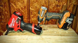 Milwaukee M12 Gen3 vs Ridgid Subcompact Gen1 Impact Driver [upl. by Jacinda]