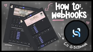 ♡ How to create Webhooks amp reaction roles using Discohook discord tutorial [upl. by Aihpledalihp]