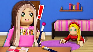 WEIRD FAN Became My SISTER I Caught Her SPYING On Me Roblox Bloxburg [upl. by Arolf234]