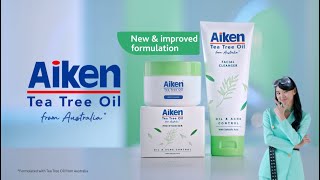 AikenTeaTreeOil Skincare Range with 2x Natural AntiAcne Benefits for Healthy amp AcneFree Skin [upl. by Atilamrac]