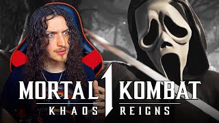 Mortal Kombat 1  Ghostface All Intros VS Roster REACTION Freddy Krueger Jason amp Stu Referenced [upl. by Messere286]