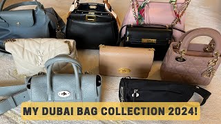 MY DUBAI BAG COLLECTION  Fendi Dior YSL Mulberry Longchamp Dolce amp Gabbana Lululemon [upl. by Annodas]