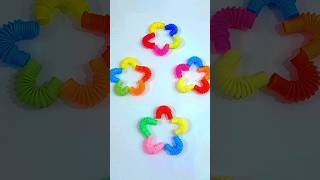 Pop tubes satisfying video  asmrsounds relaxing creative diy satisfying shorts [upl. by Halsey]