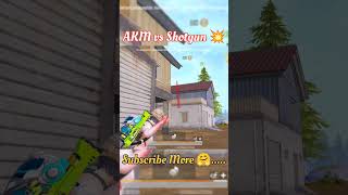 Shotgun VS AKM DAMAGE TEST😂🥲 bgmi shortsfeed pubgm [upl. by Hooge205]