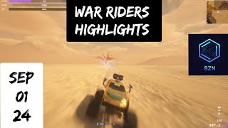 War Riders Highlights  Sep 01 24 [upl. by Myke]