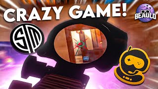 CRAZY Ranked Game vs Pros  Rainbow Six Siege [upl. by Layol]