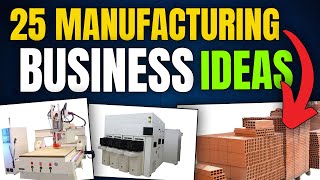 20 New Manufacturing Business Ideas to Start a Manufacturing Business [upl. by Assina]