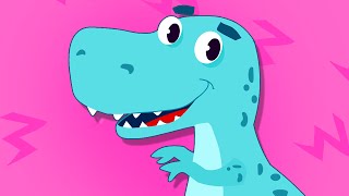 DINO SONG  Finger Family DINOSAURS Song for Children with TREX [upl. by Lotsyrc911]