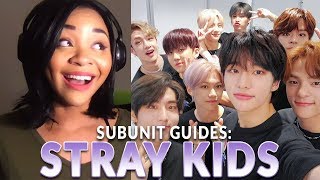 Reaction to Stray Kids Subunit Guides  AM I BEING PRANKED [upl. by Etteluap]