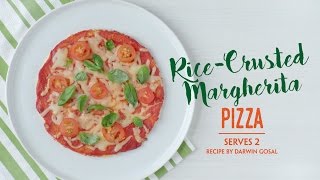 NEA Love Your Food Recipe Contest  RiceCrusted Margherita Pizza [upl. by Lewes717]