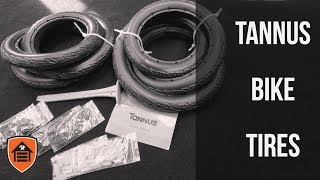 Tannus Tires  Airless bike tire installation [upl. by Rosena]