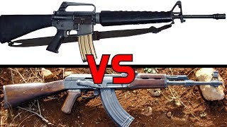 M16 vs AK47 어떤 총이 더 훌륭한 총일까 [upl. by Nakashima218]