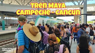 Tren Maya Recorrido Campeche Cancún trenmaya TrenMayaOficial [upl. by Julian]