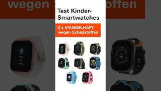 Test KinderSmartwatches 2x Mangelhaft wegen Schadstoffen Stiftung Warentest [upl. by Renell360]