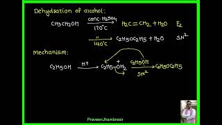 2 AlcoholReaction COOH cleavageDehydrationDehydrogenationOxidation [upl. by Barfuss]