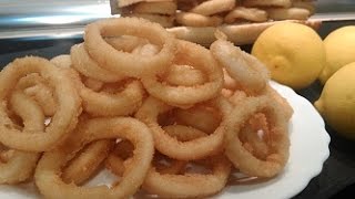 CALAMARES CON REBOZADO RÁPIDO En 1 minuto [upl. by Ailemac]