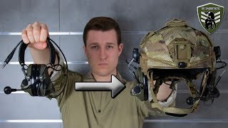 How to Mount a PELTOR ComTac Onto a Helmet [upl. by Sigismundo914]