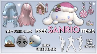 GET 12 NEW FREE HAIRS amp SANRIO ITEMS [upl. by Spoor124]