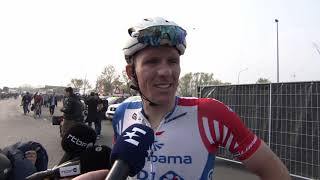 Arnaud Démare  interview darrivée  Tour des Flandres  Ronde van Vlaanderen 2019 [upl. by Kreiker]