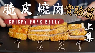 脆皮燒肉 上集《實驗篇》｜4種處理豬皮作法 最酥脆又彈牙的竟是「它」｜同時比較試吃才準！ [upl. by Alysoun]